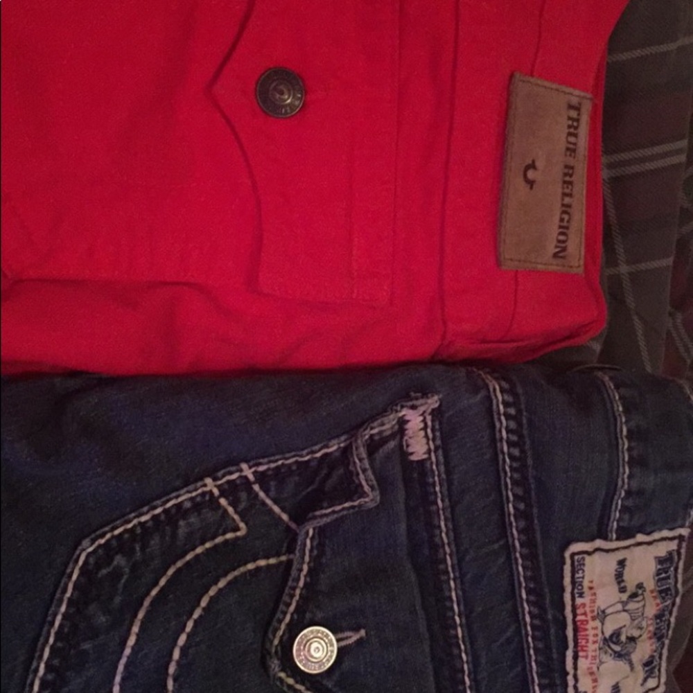 True religion pants and shorts